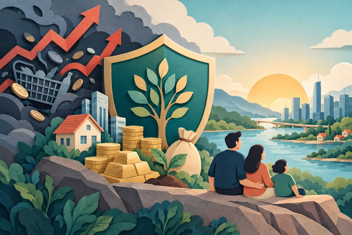 Ilustrasi topik aset untuk artikel Cara Menjaga Aset dari Inflasi: Strategi Investasi, Diversifikasi, dan Perlindungan Kekayaan Agar Nilai Aset Tetap Stabil, Pendapatan Tetap Optimal, dan Daya Beli Terjaga di Masa Depan