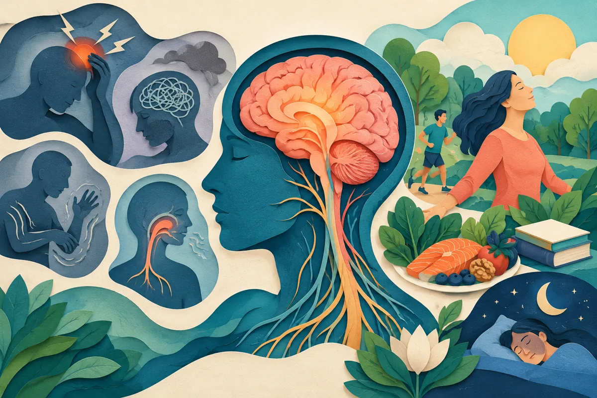 Ilustrasi topik gejala untuk artikel Kenali Gejala Gangguan Saraf Otak, Tanda-Tanda Kerusakan atau Disfungsi Sistem Saraf Pusat dan Cara Menjaga Kesehatan Otak agar Fungsi Kognitif, Motorik, dan Mental Tetap Optimal